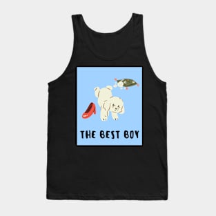 Dog the best boy Tank Top